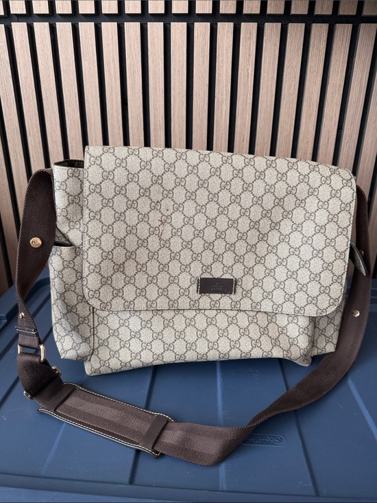 Gucci Other - Gucci Beige Diaper Bag with Changing pad
